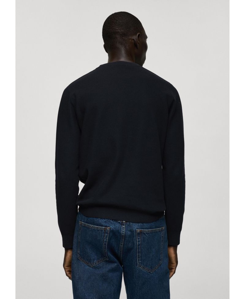 Men's Fine-Knit Cotton Sweater