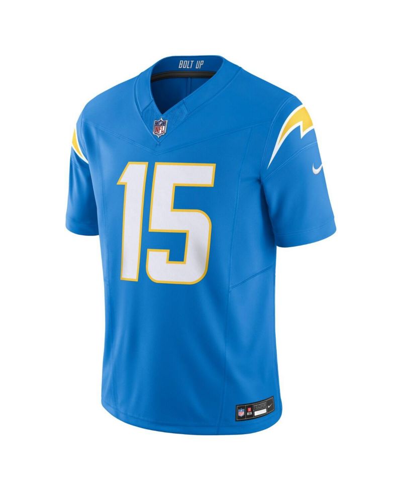 Men's Ladd McConkey Powder Blue Los Angeles Chargers Team Vapor F.U.S.E. Limited Jersey