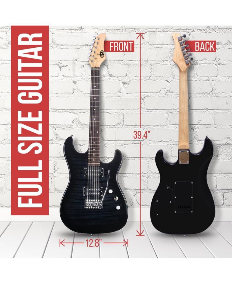 6-String Electric Guitar Kit- Includes Amplifier with Accessory Kit