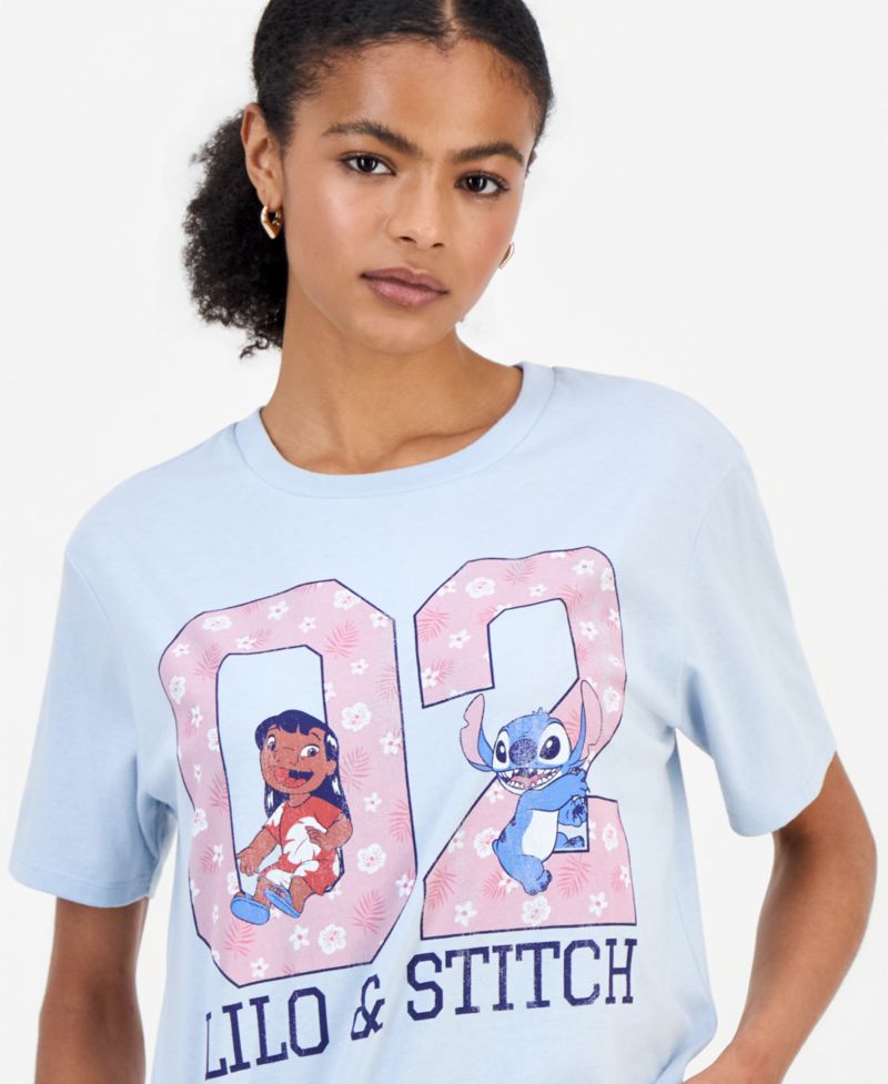 Juniors' Lilo & Stitch Graphic T-Shirt