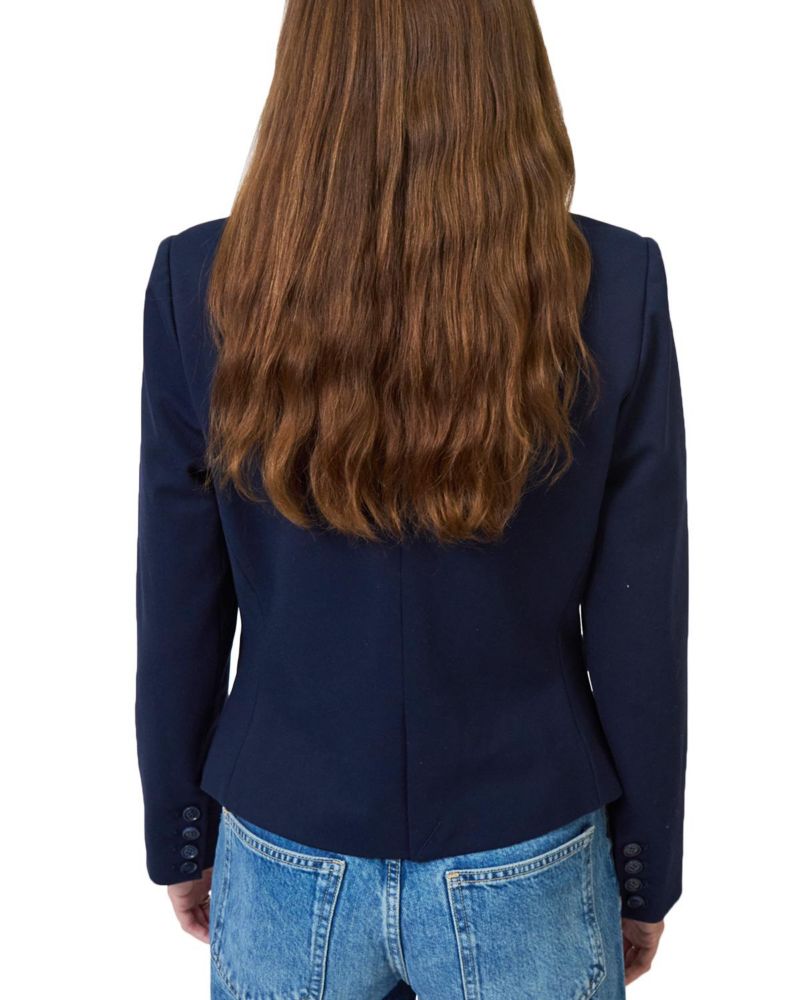 Women's Chelsea Rugby Stripe Sweater Dickey Jacket