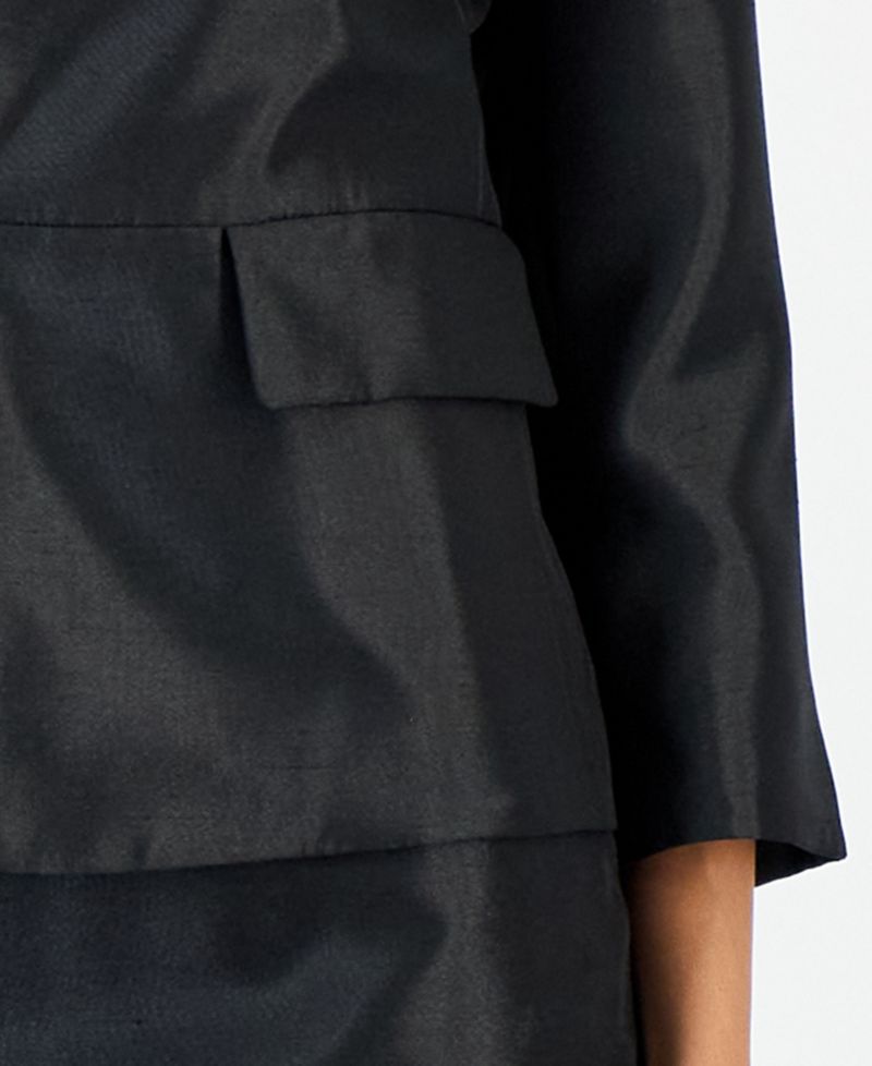 Women's Open-Front Jacket & Sleeveless Sheath Dress