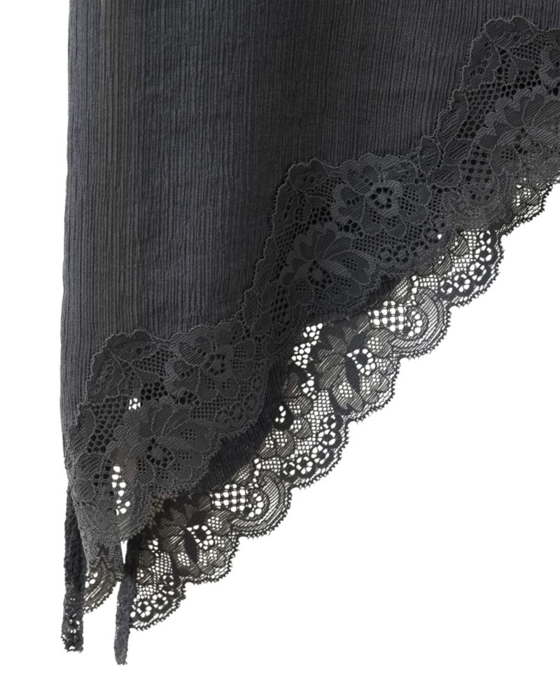 Women's V-Neck Asymmetrical Hem Lace Camisole