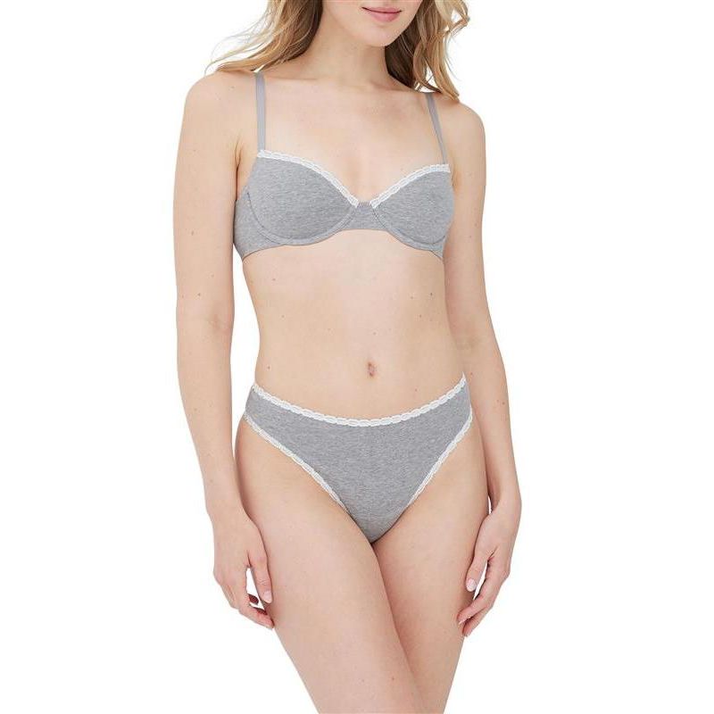 Women's Adorned Cotton Underwire Bra
