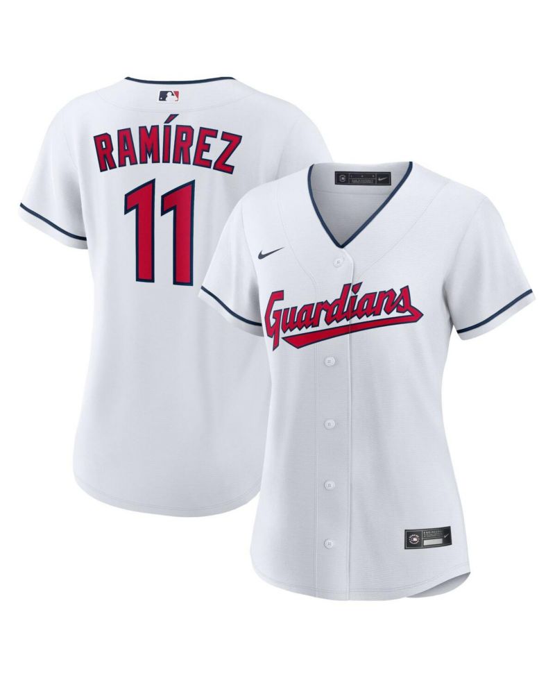 Women's Jose Ramirez White Cleveland Guardians Home Replica Player Jersey