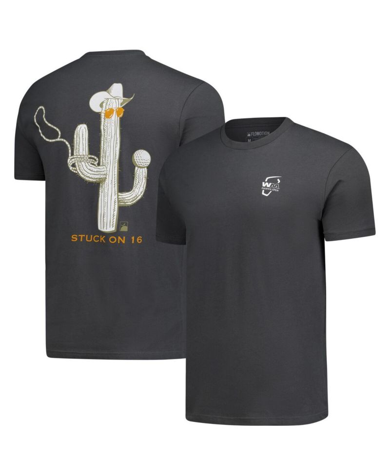 Men's & Women's Gray WM Phoenix Open Stuck on 16 T-Shirt