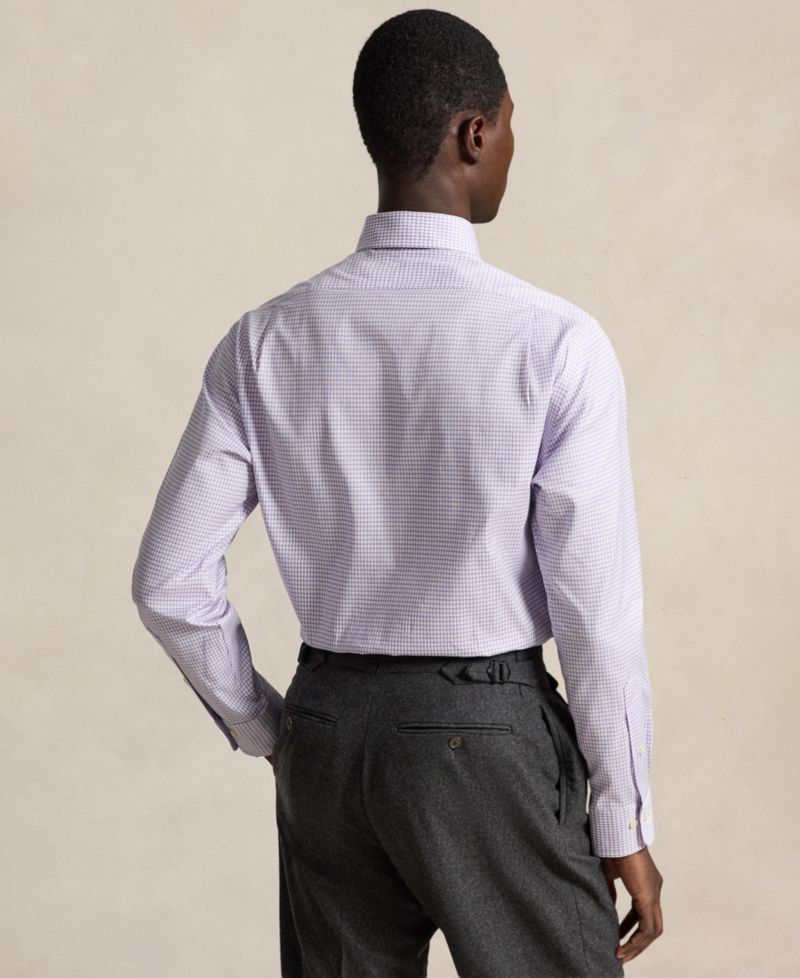 Men's Regent Checked Classic-Fit Dress Shirt