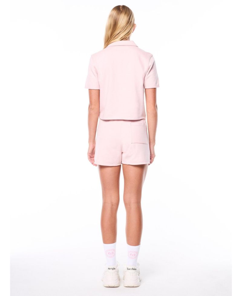 Women's Gianna French Terry Mid-Rise Pull-On Shorts, 3.5" Inseam