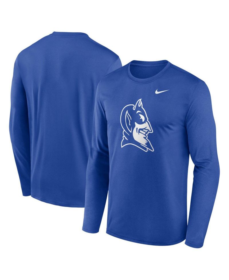 Men's Royal Duke Blue Devils Primetime Alternate Logo Legend Long Sleeve T-Shirt