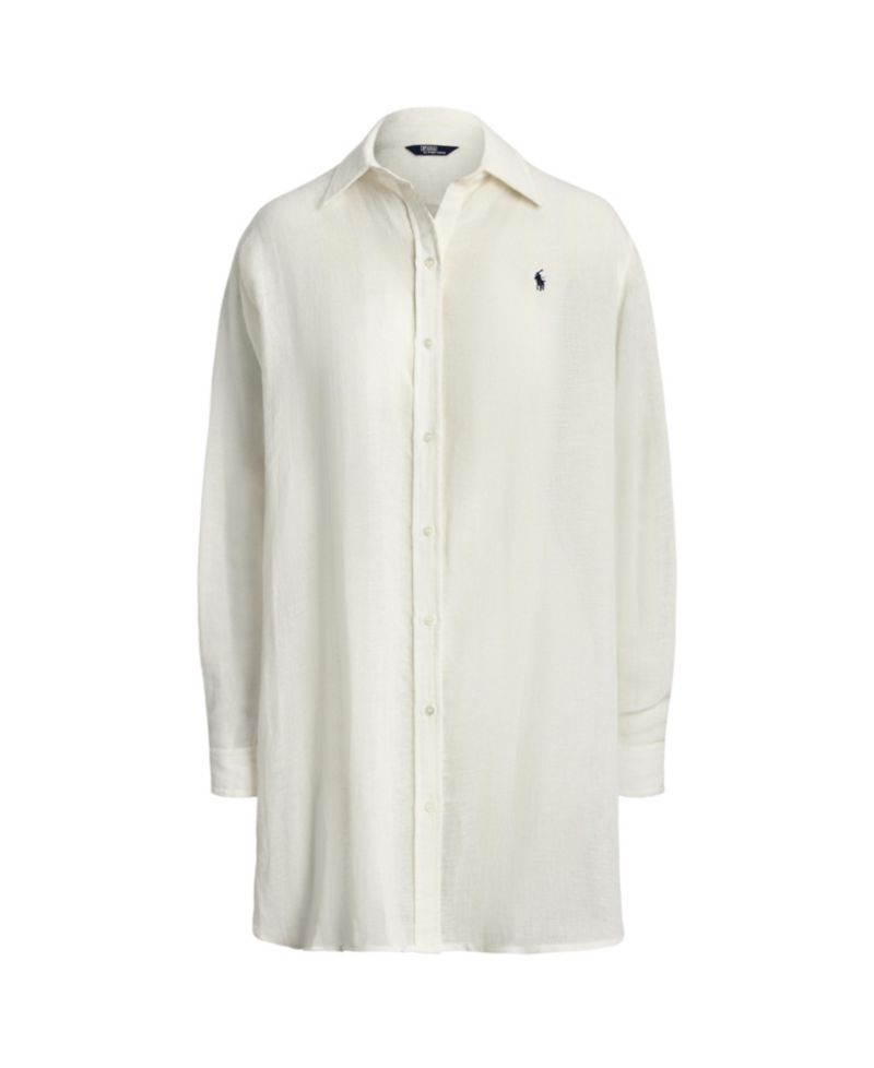 Women's Boyfriend Shirt Swimsuit Cover Up