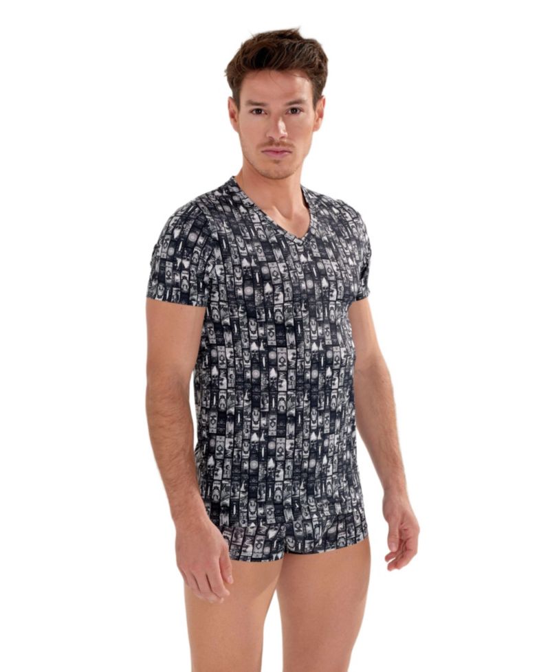 Men's Rock city T-Shirt V-Neck