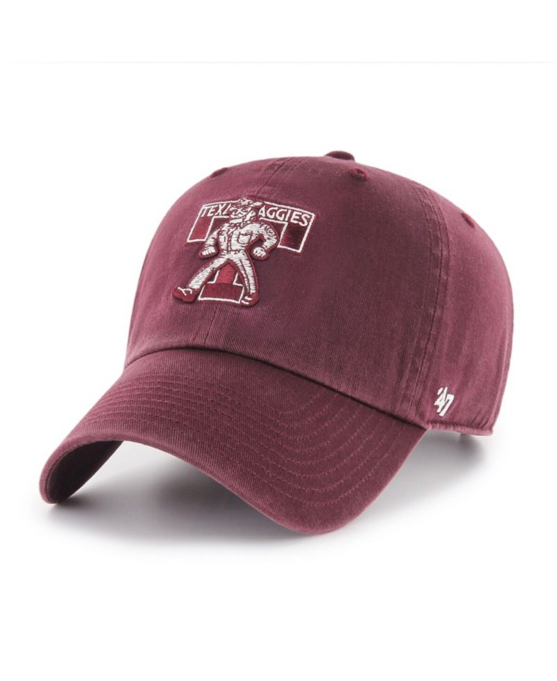 47 Brand Men's Maroon Texas A&M Aggies College Vault Clean Up Adjustable Hat