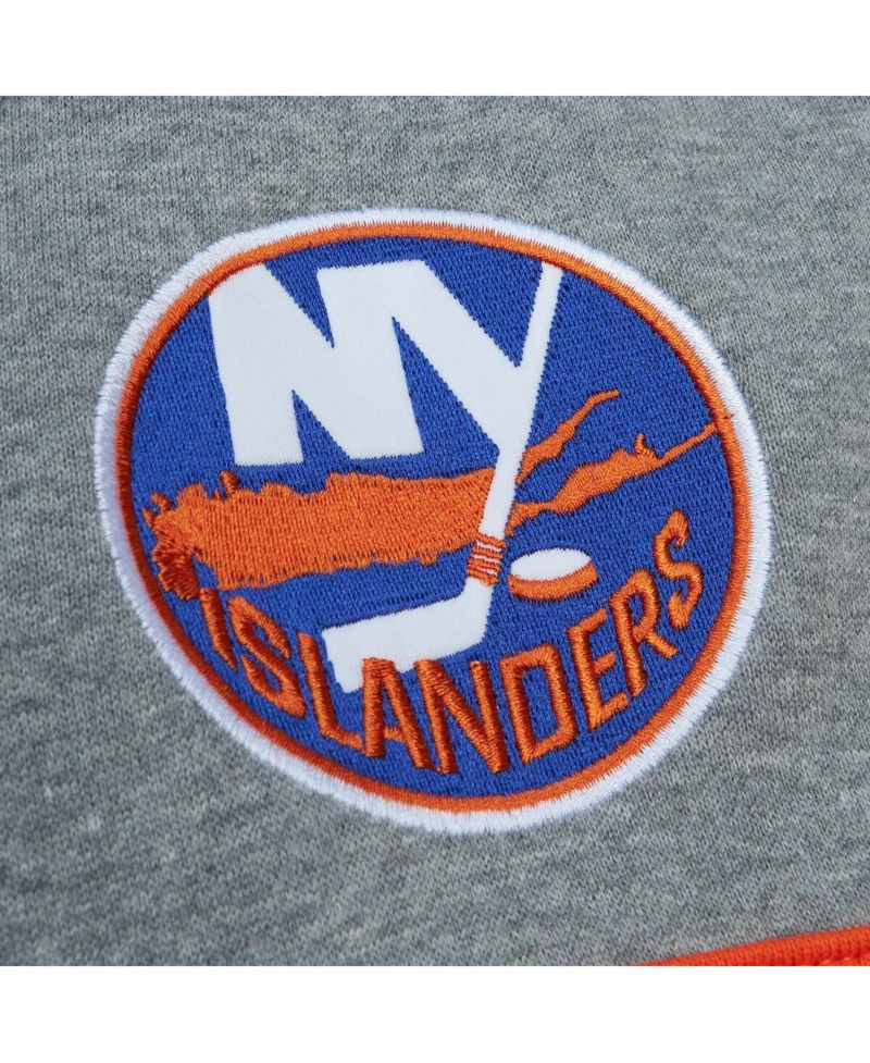 Men's Royal, Gray New York Islanders Head Coach Pullover Hoodie