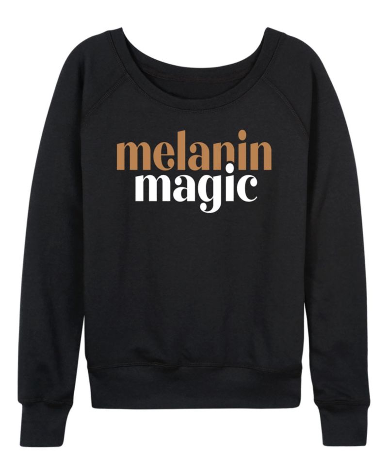 Women's Instant Message Melanin Magic French Terry Long-Sleeve T-Shirt