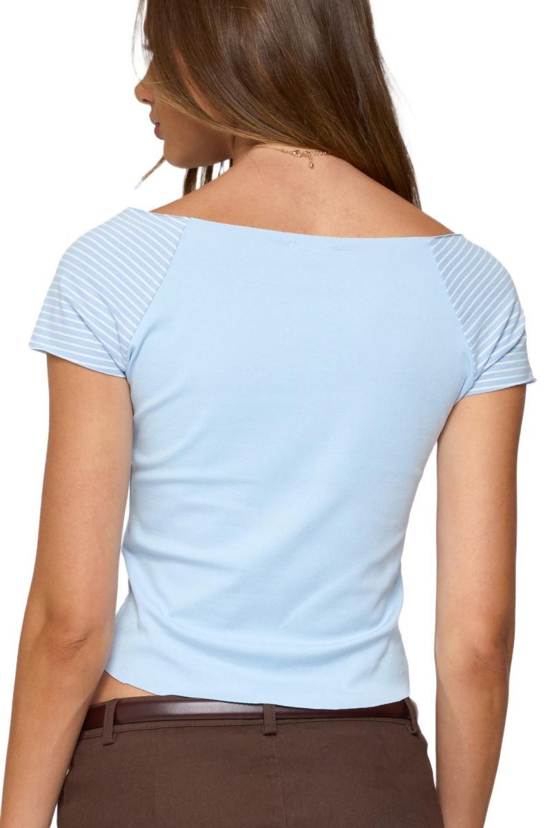 Women's Marina Raglan Stripey T Shirt