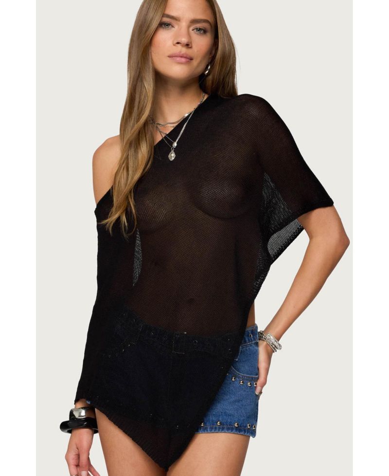 Women's Azalia Asymmetric Knit Top