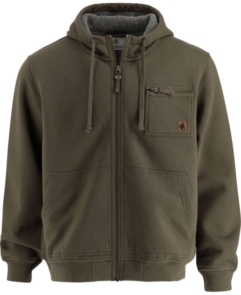 Men's North Woods Berber-Lined Relaxed-Fit Full-Zip Hoodie