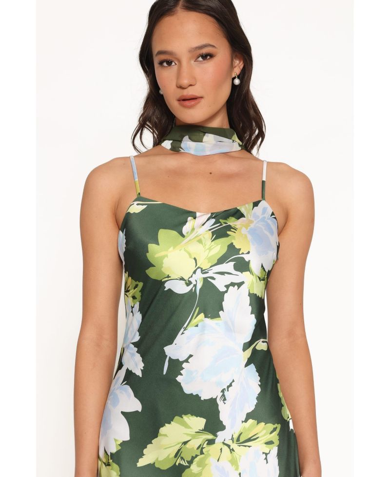 Women's Kinara Maxi Floral Square-Neck Dress