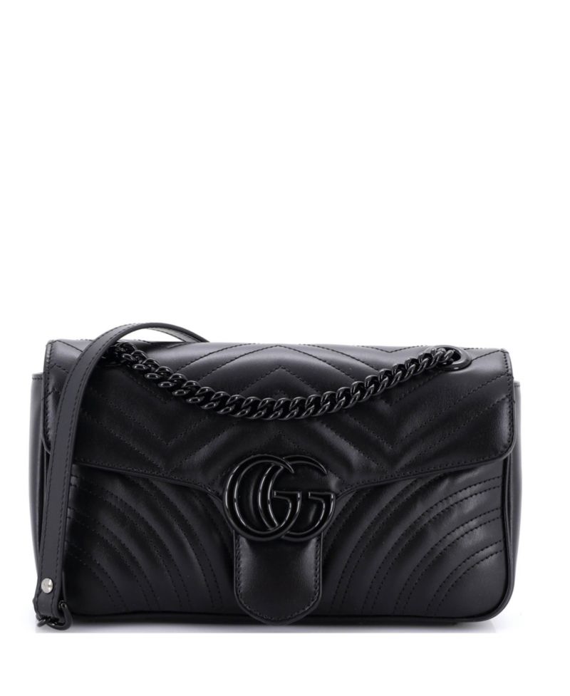 Medium GG Marmont Flap Bag Matelasse Leather