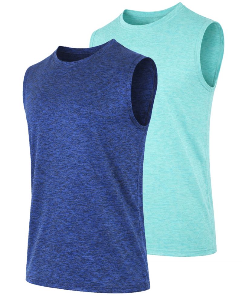 Galaxy Kick Start Gear Men's Crewneck T-Shirt, 2-Pack