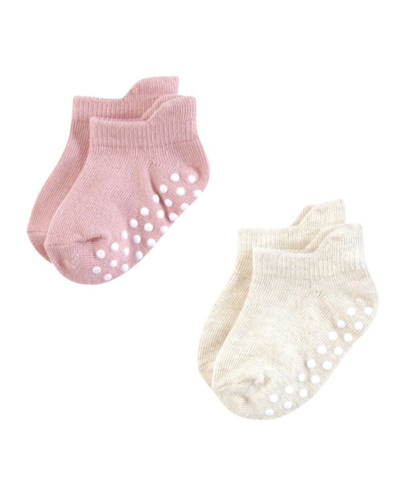Baby Girls 12Pk Natural Non-Skid No-Show Socks