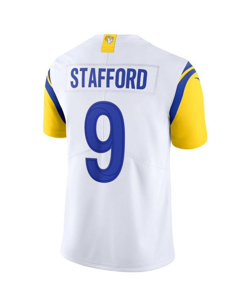 Men's Matthew Stafford Bone Los Angeles Rams Vapor Limited Jersey