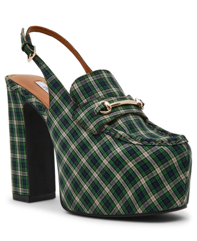 Women's Quinn High Platform Slingback Loafer Pumps