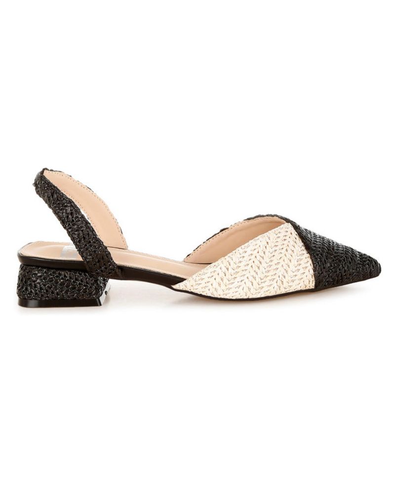 Rag and Co Womens Kinjay Pointy Toe Slingback Sandals