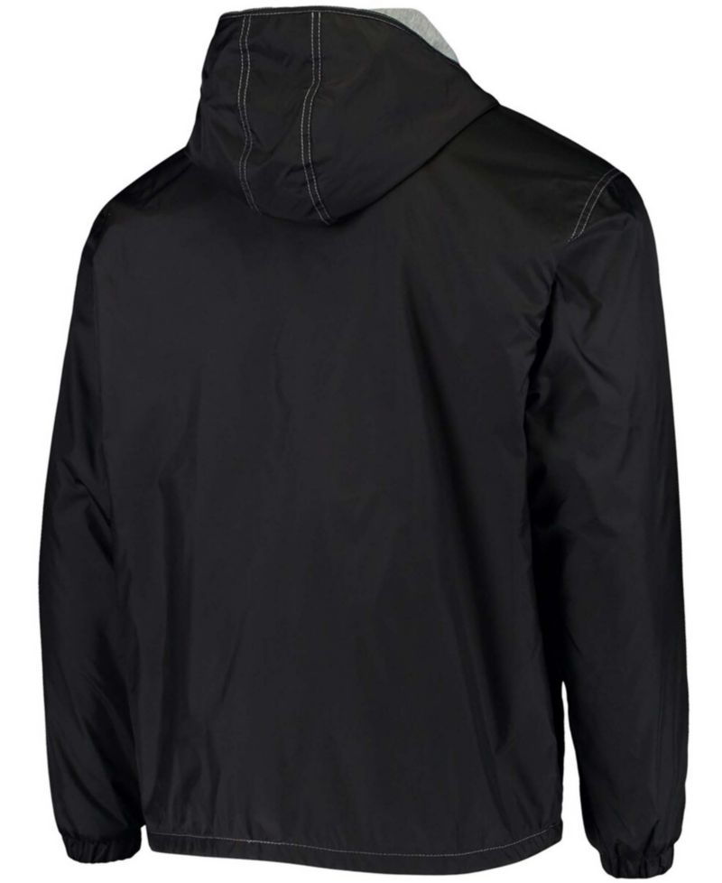 Men's Black New Orleans Saints Legacy Stadium Full-Snap Hoodie Jacket