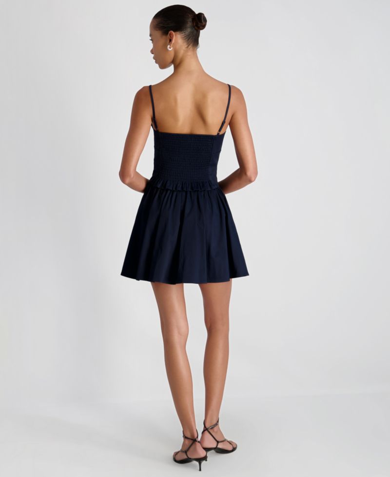 Women's Side Zip Flare Mini Skirt