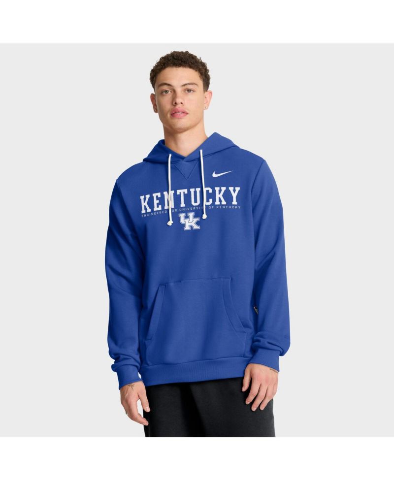 Men's Royal Kentucky Wildcats 2025 Sideline Standard Issue Dri-FIT Hoodie
