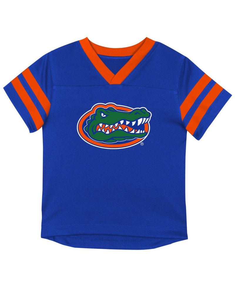Big Boys and Girls 2-Piece Royal Florida Gators Red Zone V-Neck Top and Pants Set