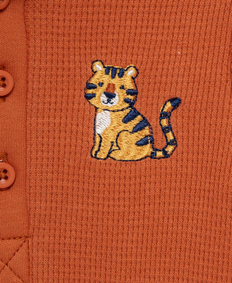 Baby Boys' Tiger Long-Sleeve Bodysuit and Pants, 2-Piece Set