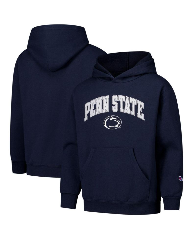 Big Boys and Girls Navy Penn State Nittany Lions Campus Pullover Hoodie