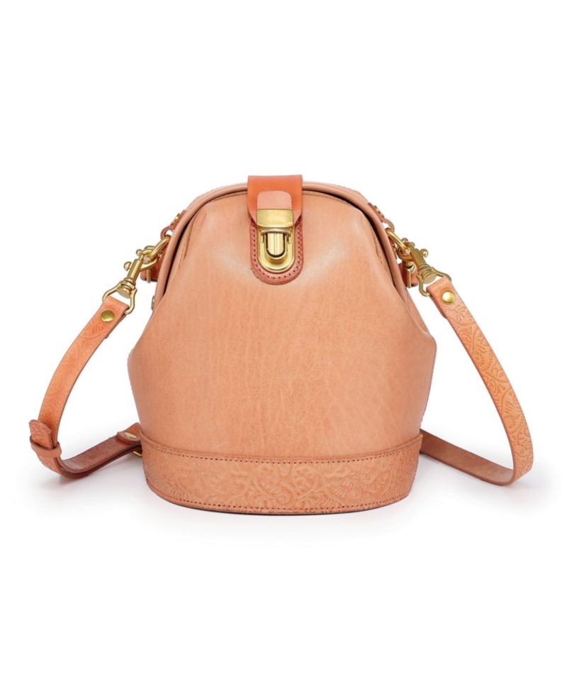 Doctor Mini Leather Bucket Crossbody Bag