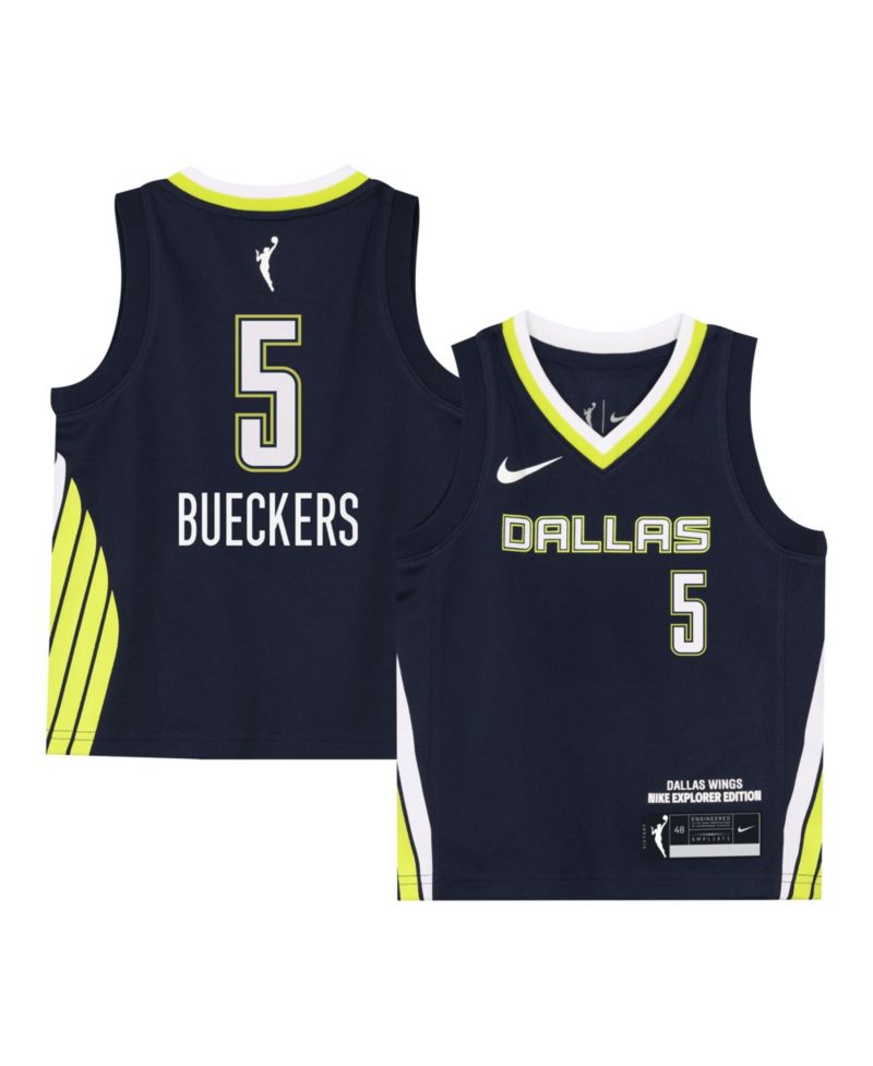 Preschool Paige Bueckers Navy Dallas Wings Victory Jersey