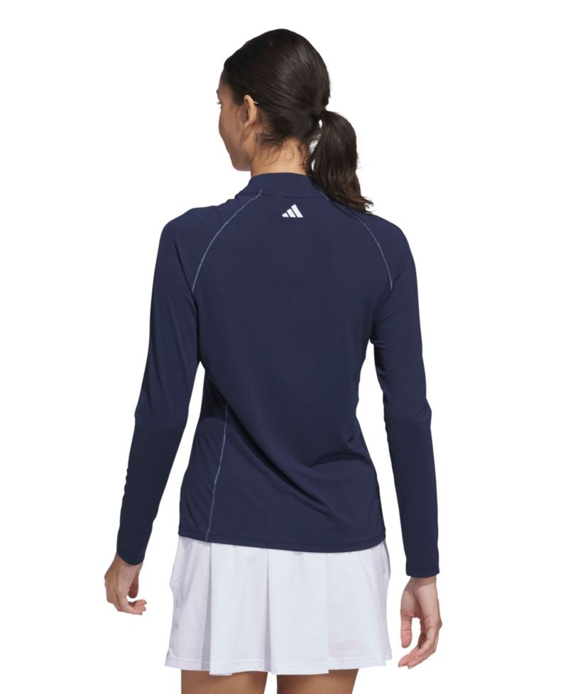 Women's Quarter-Zip Mock Polo Shirt