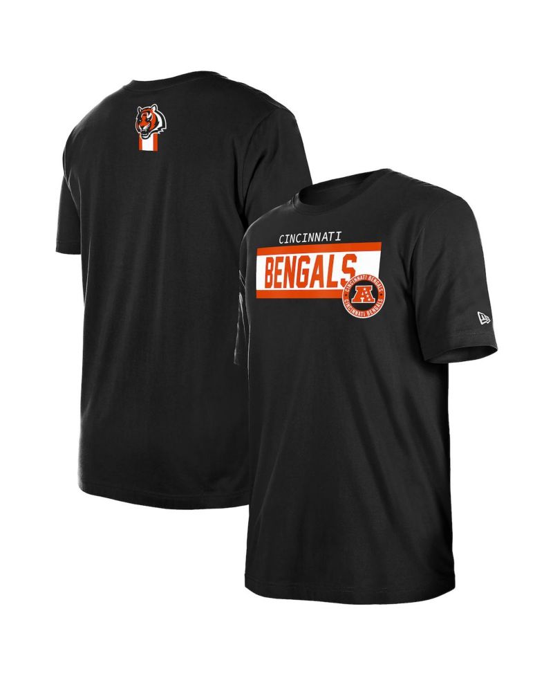 Men's Black Cincinnati Bengals 3rd Down High Density Print T-Shirt