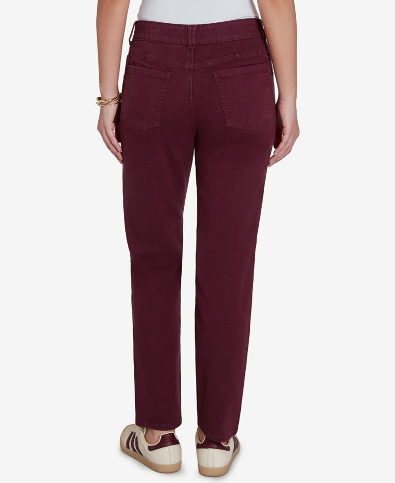 Petite Colored Denim Straight Jeans