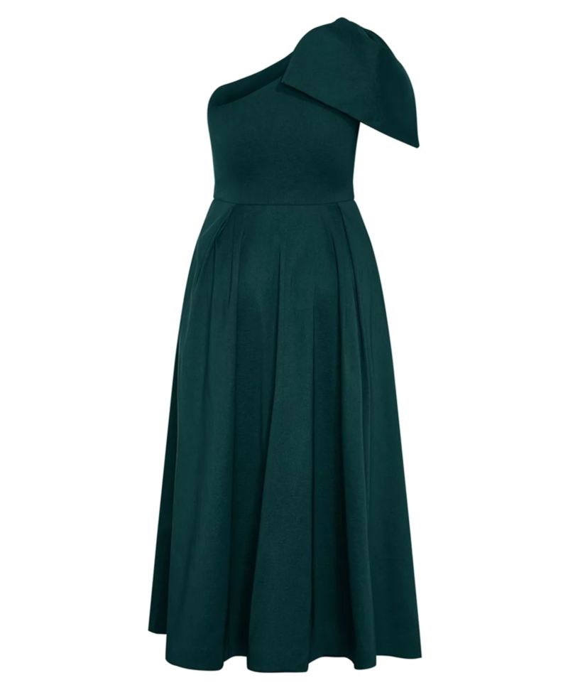 Plus Size Captivate One Shoulder Maxi Dress