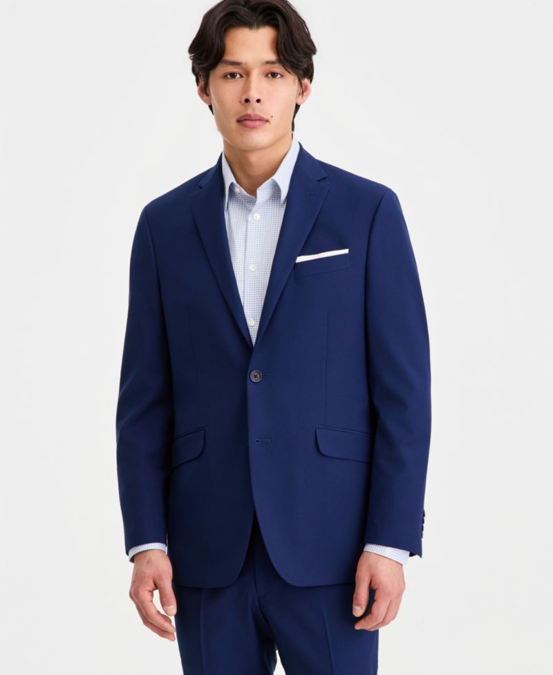 Men's Slim-Fit Techni-Cole Suit Separates Vest