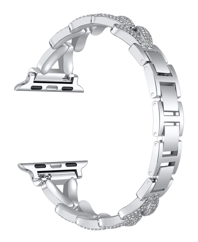 Valentina Stainless Steel and Rhinestone Band for Apple Watch