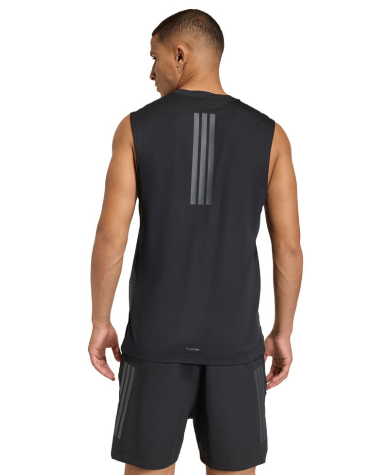 Men's D4T Prime Lift Three-Stripes Crewneck Tank Top