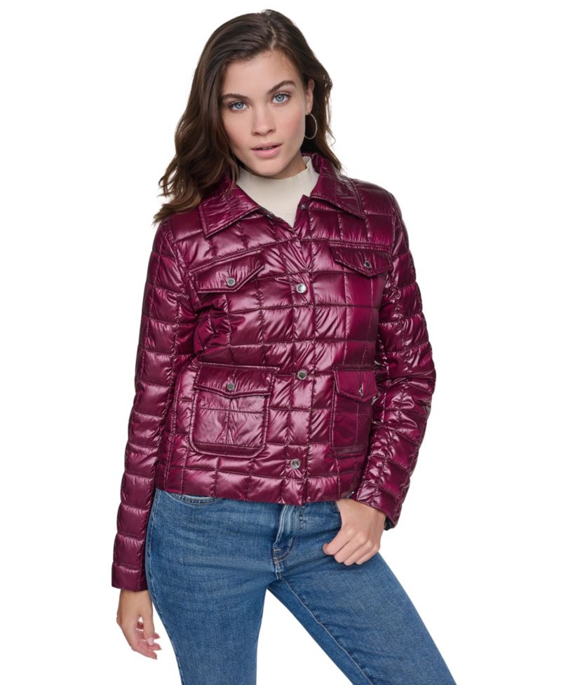 Women's Box Quilt Lightweight Jacket