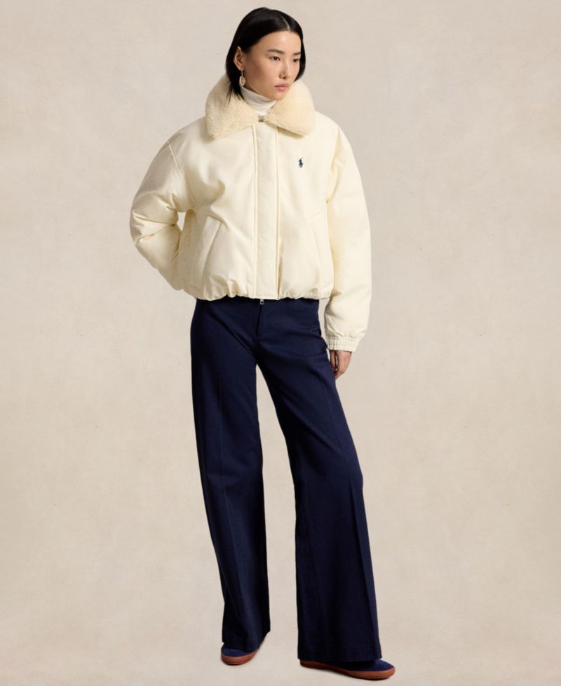 Women's Water-Resistant 750-Fill-Power Down High-Pile-Collar Jacket
