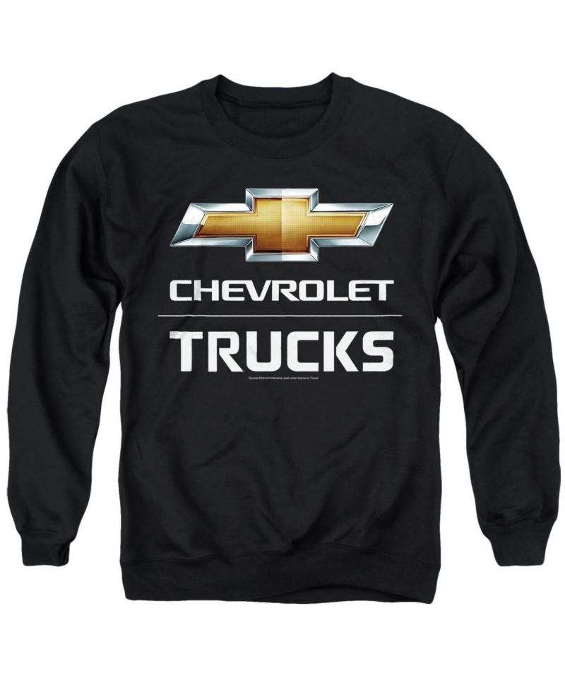 Men's Chevrolet Trucks Graphic Long-Sleeve Crewneck Sweatshirt