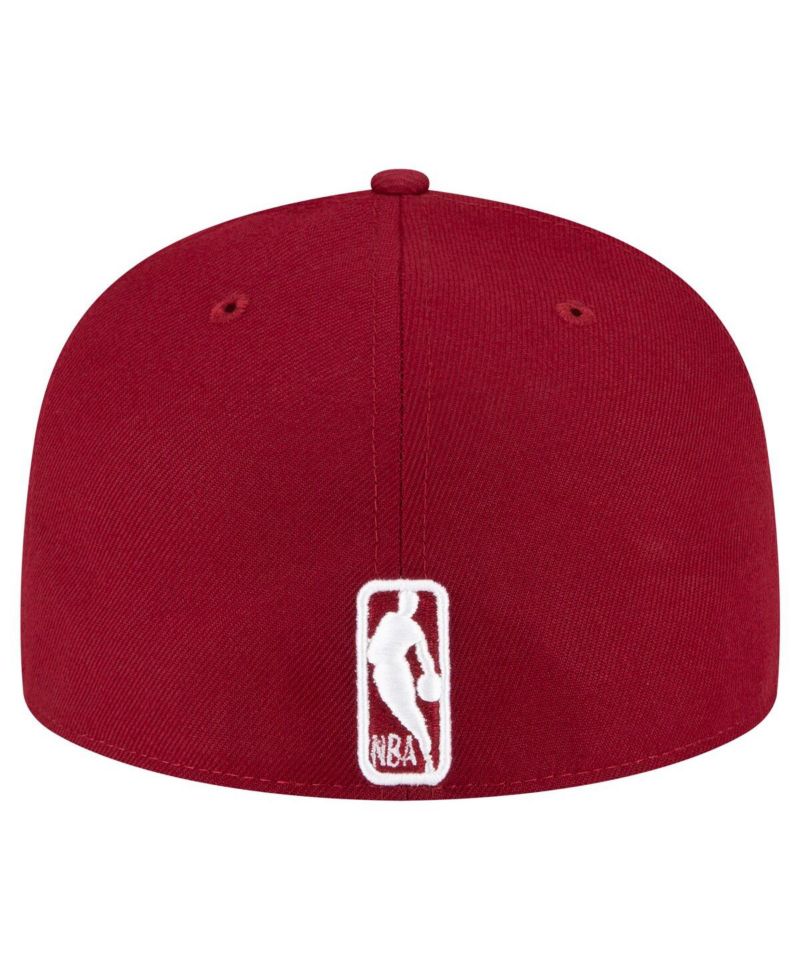 Men's Wine Cleveland Cavaliers 59FIFTY Fitted Hat