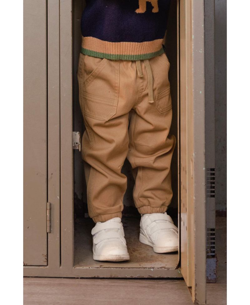 Baby Boy 12M-24M Stretch Canvas Jogger Pants