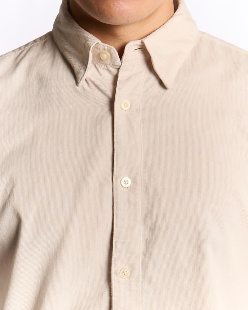 Men's Long Sleeve Micro Corduroy Shirt