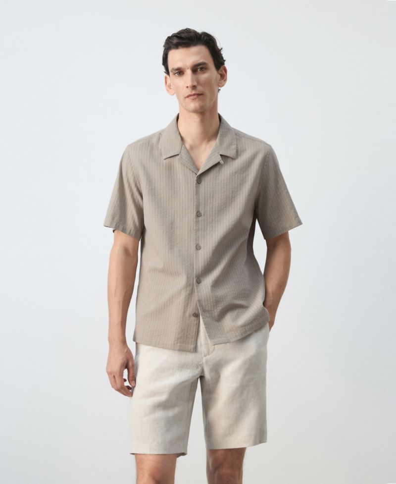 Men's Regular-Fit Cotton Shirt